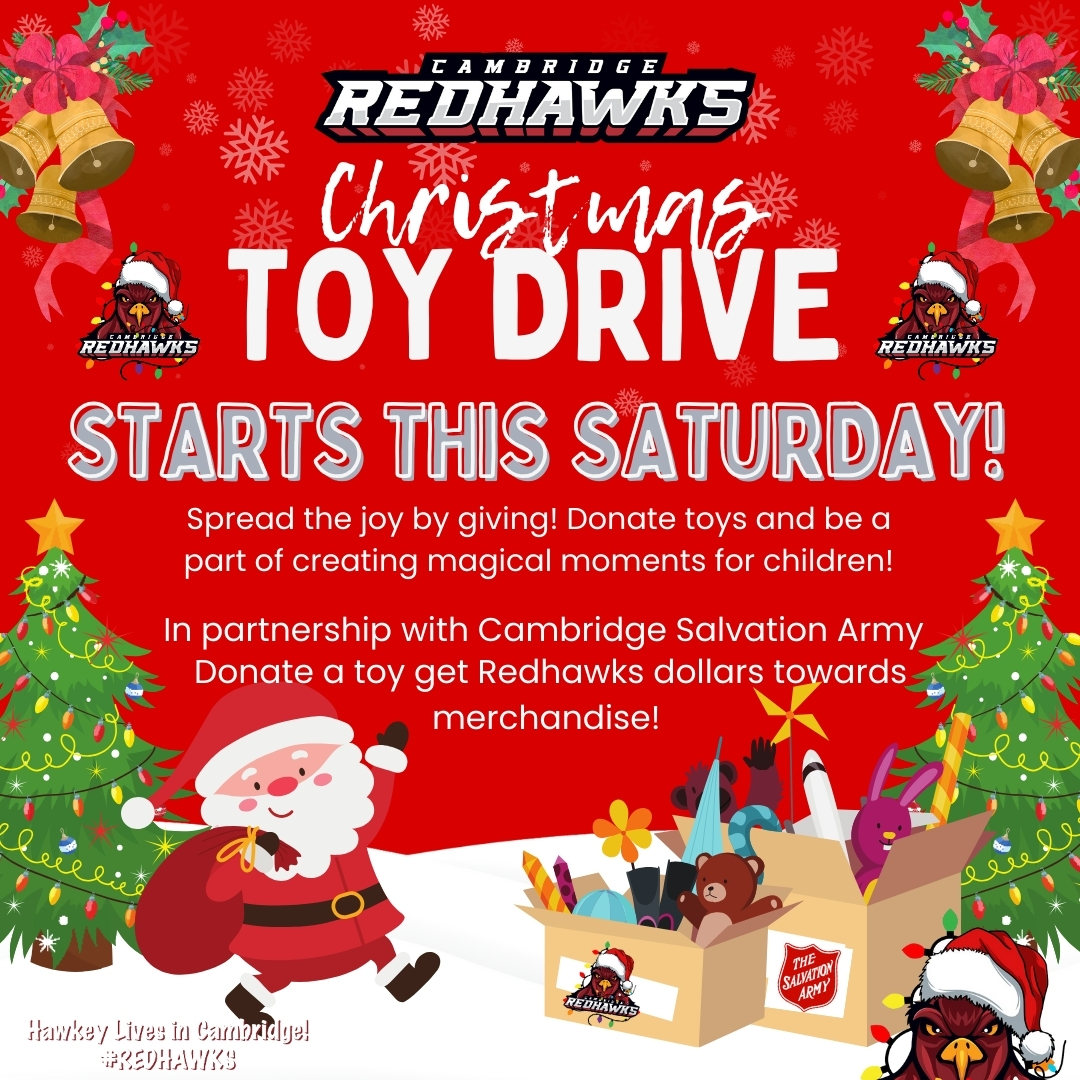 Christmas Toy Drive Cambridge RedHawks